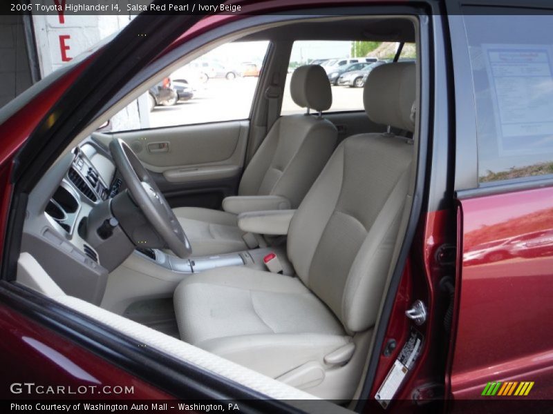 Salsa Red Pearl / Ivory Beige 2006 Toyota Highlander I4