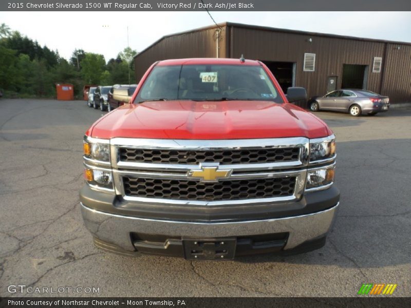 Victory Red / Dark Ash/Jet Black 2015 Chevrolet Silverado 1500 WT Regular Cab