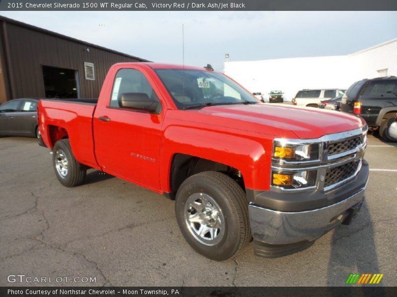 Victory Red / Dark Ash/Jet Black 2015 Chevrolet Silverado 1500 WT Regular Cab