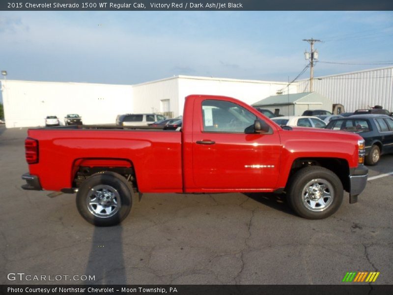 Victory Red / Dark Ash/Jet Black 2015 Chevrolet Silverado 1500 WT Regular Cab