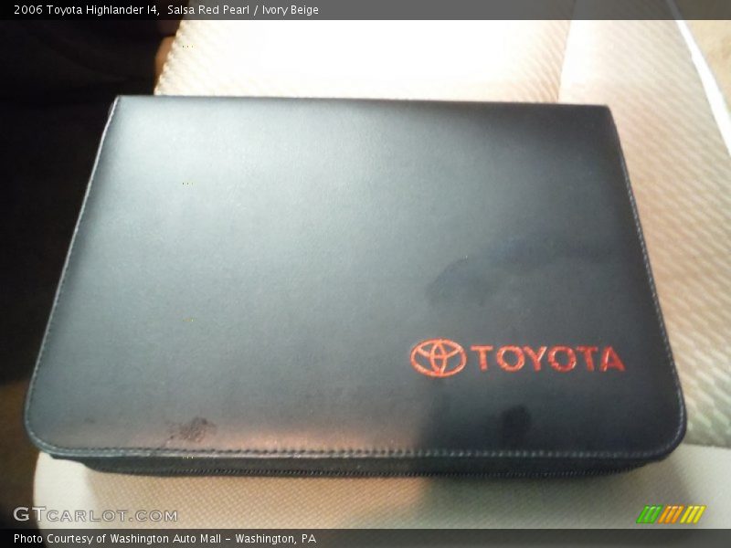 Salsa Red Pearl / Ivory Beige 2006 Toyota Highlander I4