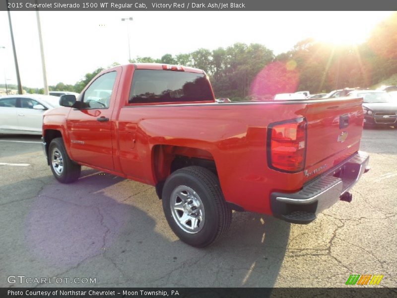 Victory Red / Dark Ash/Jet Black 2015 Chevrolet Silverado 1500 WT Regular Cab