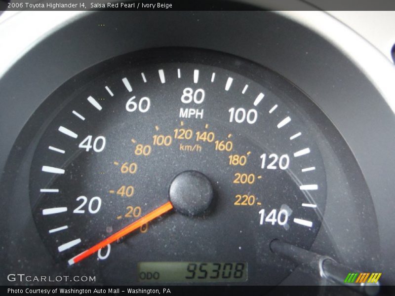Salsa Red Pearl / Ivory Beige 2006 Toyota Highlander I4