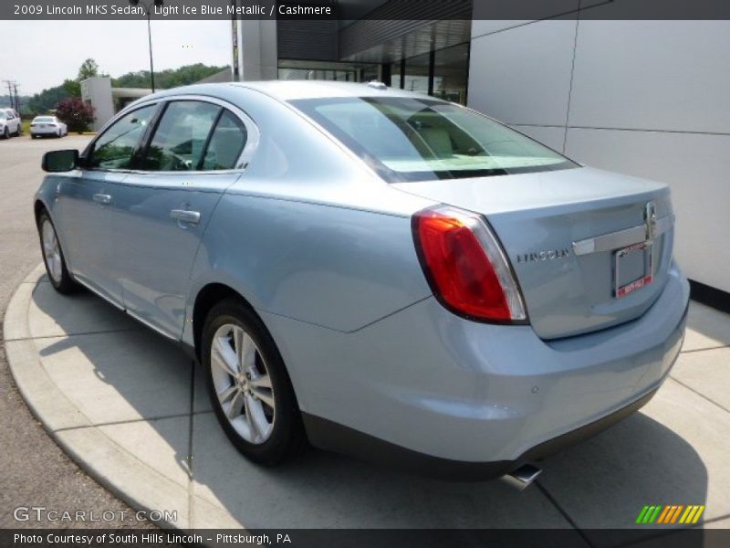 Light Ice Blue Metallic / Cashmere 2009 Lincoln MKS Sedan