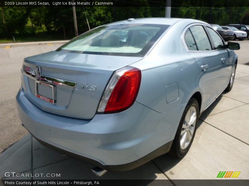 Light Ice Blue Metallic / Cashmere 2009 Lincoln MKS Sedan