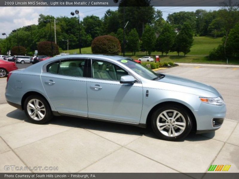 Light Ice Blue Metallic / Cashmere 2009 Lincoln MKS Sedan
