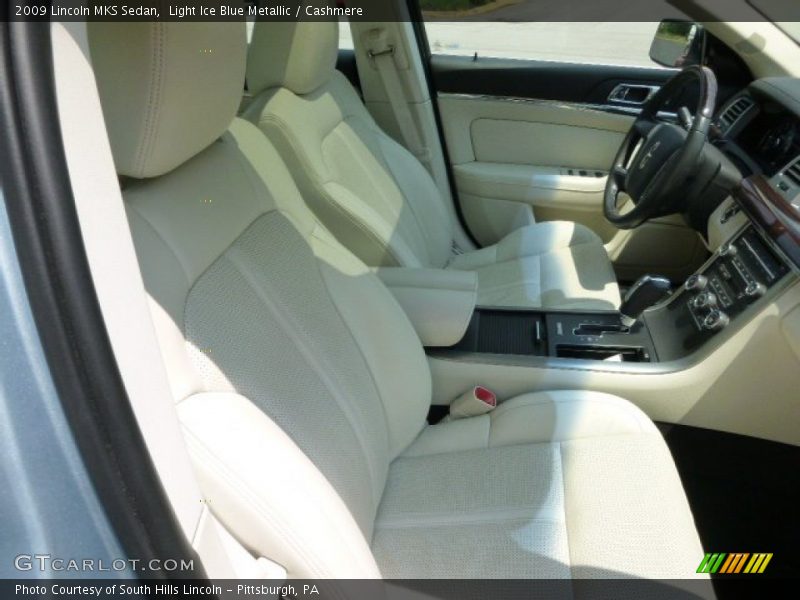Light Ice Blue Metallic / Cashmere 2009 Lincoln MKS Sedan