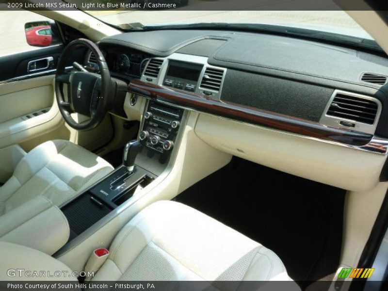Light Ice Blue Metallic / Cashmere 2009 Lincoln MKS Sedan