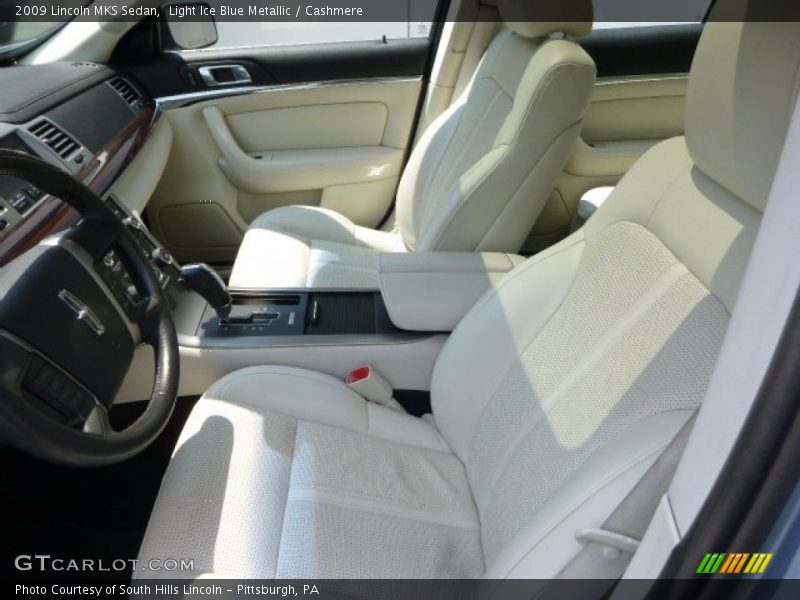 Light Ice Blue Metallic / Cashmere 2009 Lincoln MKS Sedan