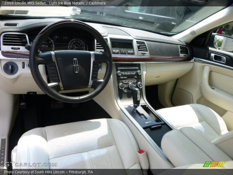 Light Ice Blue Metallic / Cashmere 2009 Lincoln MKS Sedan