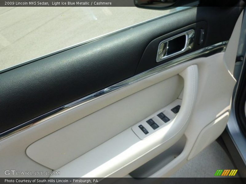 Light Ice Blue Metallic / Cashmere 2009 Lincoln MKS Sedan