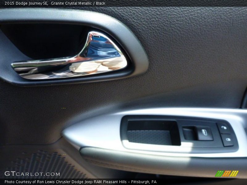 Granite Crystal Metallic / Black 2015 Dodge Journey SE