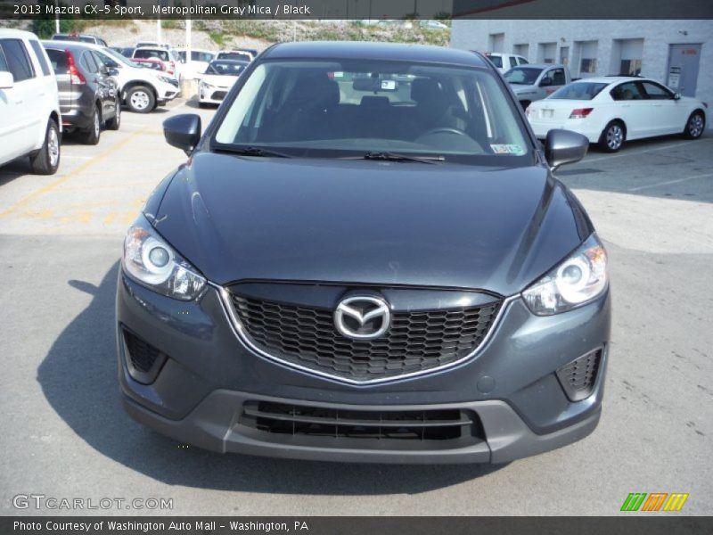 Metropolitan Gray Mica / Black 2013 Mazda CX-5 Sport