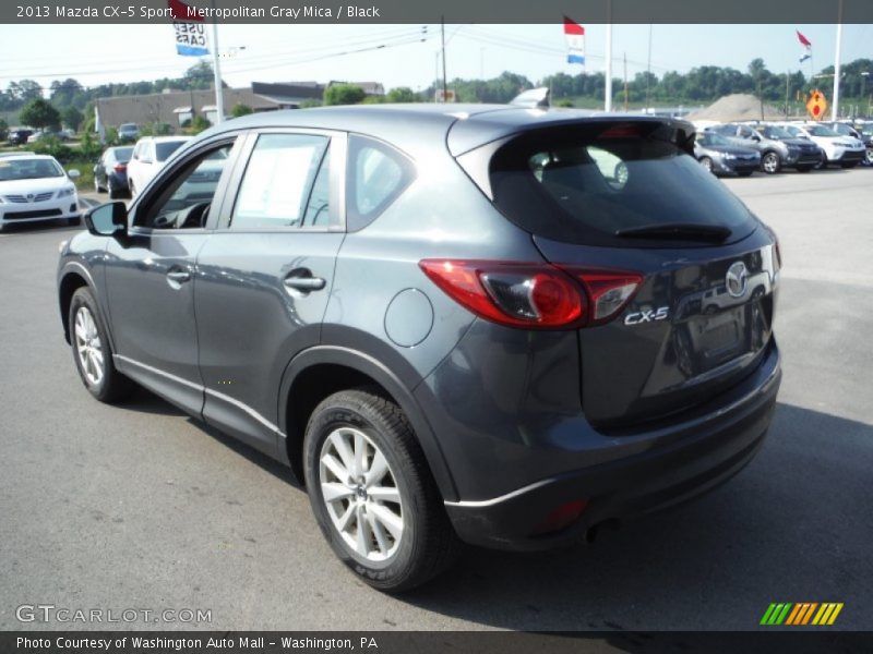 Metropolitan Gray Mica / Black 2013 Mazda CX-5 Sport