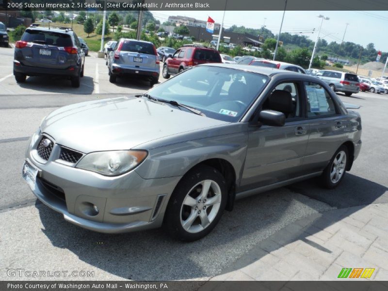Steel Gray Metallic / Anthracite Black 2006 Subaru Impreza 2.5i Sedan