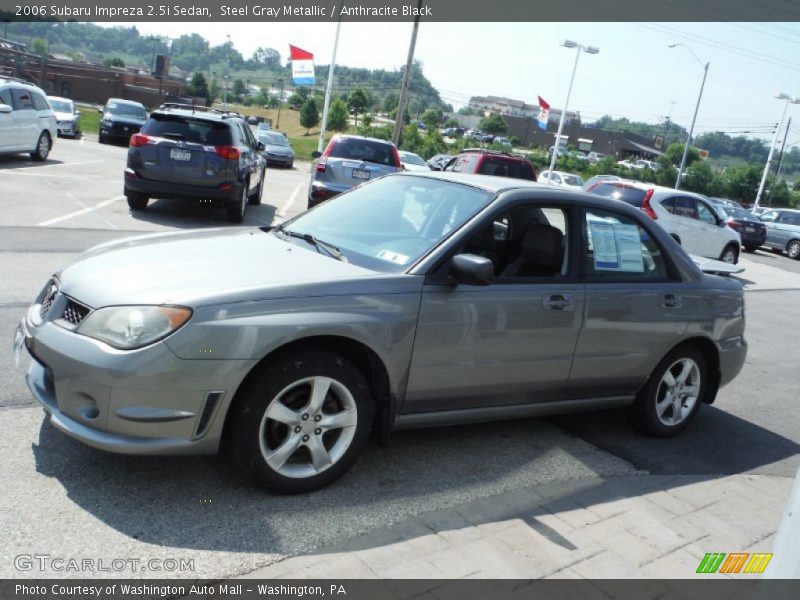 Steel Gray Metallic / Anthracite Black 2006 Subaru Impreza 2.5i Sedan