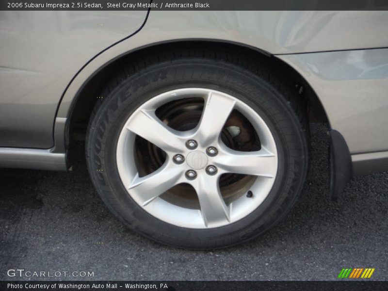 Steel Gray Metallic / Anthracite Black 2006 Subaru Impreza 2.5i Sedan