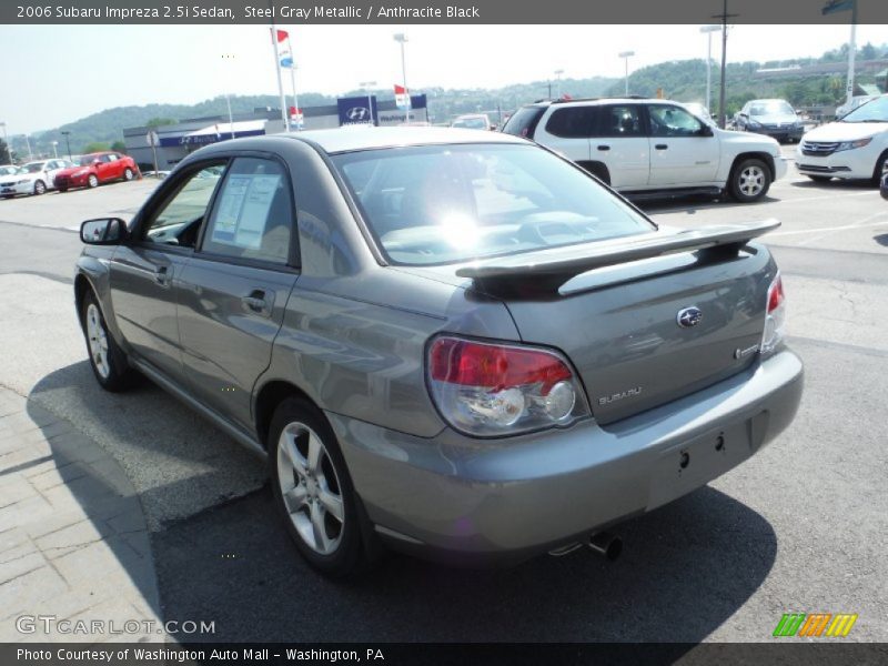 Steel Gray Metallic / Anthracite Black 2006 Subaru Impreza 2.5i Sedan