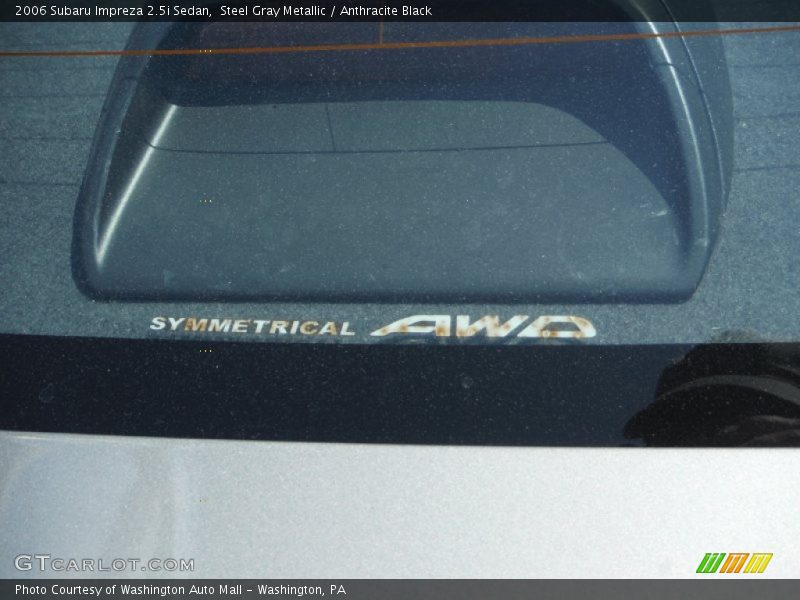 Steel Gray Metallic / Anthracite Black 2006 Subaru Impreza 2.5i Sedan