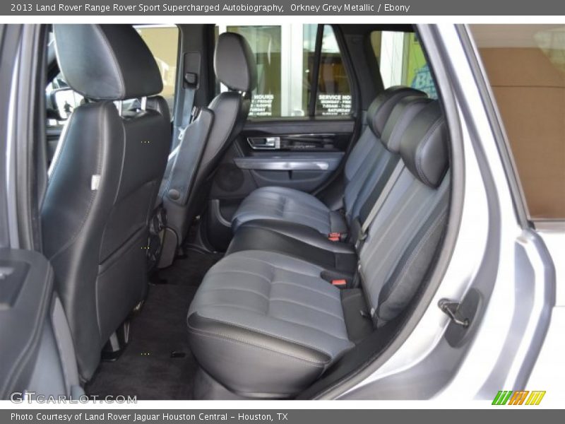 Rear Seat of 2013 Range Rover Sport Supercharged Autobiography