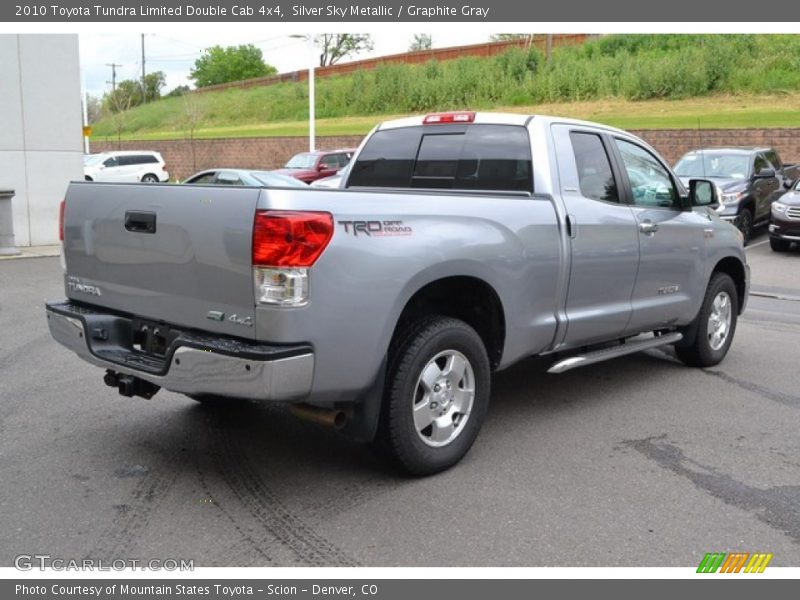Silver Sky Metallic / Graphite Gray 2010 Toyota Tundra Limited Double Cab 4x4