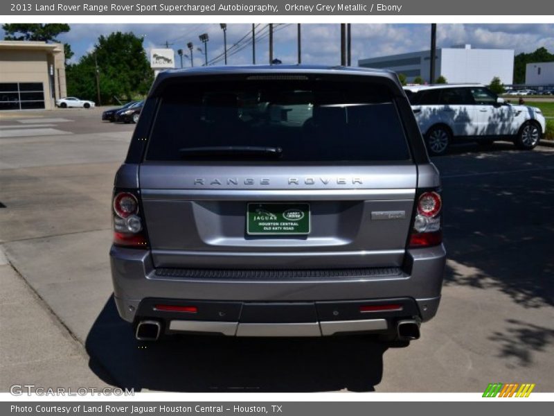 Orkney Grey Metallic / Ebony 2013 Land Rover Range Rover Sport Supercharged Autobiography