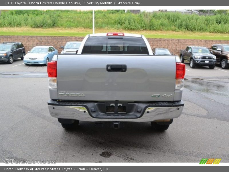 Silver Sky Metallic / Graphite Gray 2010 Toyota Tundra Limited Double Cab 4x4