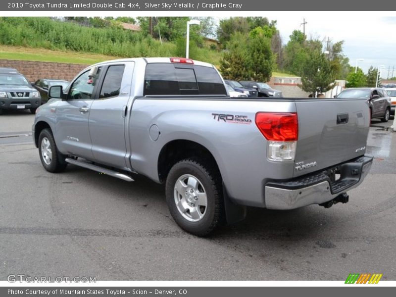 Silver Sky Metallic / Graphite Gray 2010 Toyota Tundra Limited Double Cab 4x4