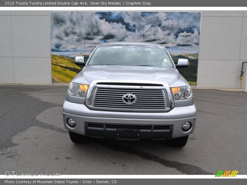 Silver Sky Metallic / Graphite Gray 2010 Toyota Tundra Limited Double Cab 4x4