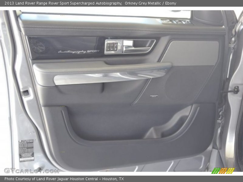 Orkney Grey Metallic / Ebony 2013 Land Rover Range Rover Sport Supercharged Autobiography
