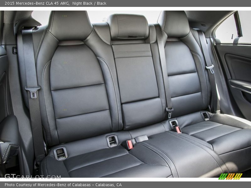 Rear Seat of 2015 CLA 45 AMG