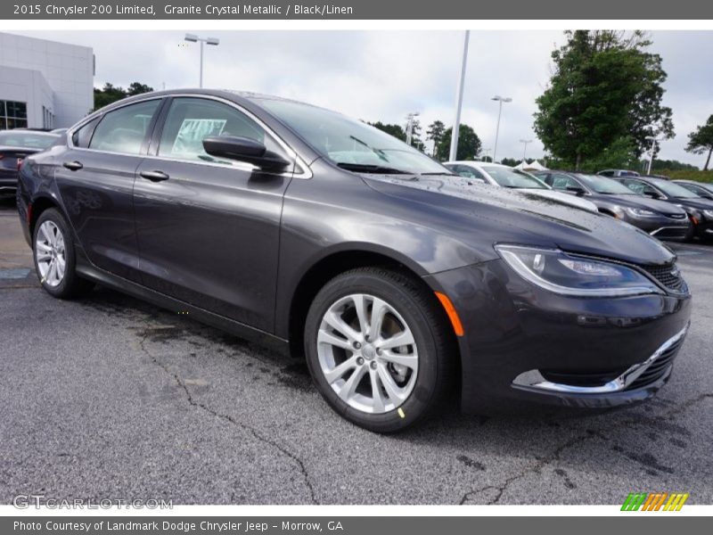 Granite Crystal Metallic / Black/Linen 2015 Chrysler 200 Limited