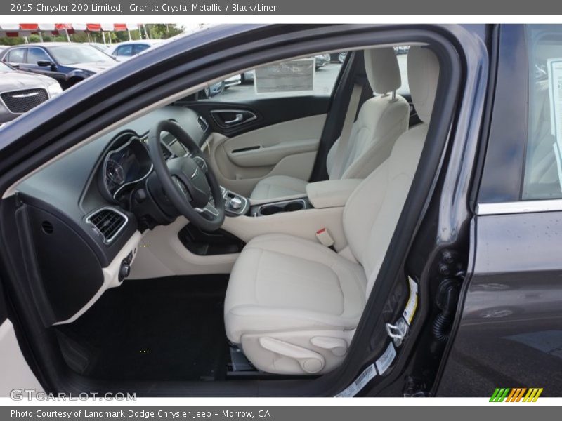 Granite Crystal Metallic / Black/Linen 2015 Chrysler 200 Limited