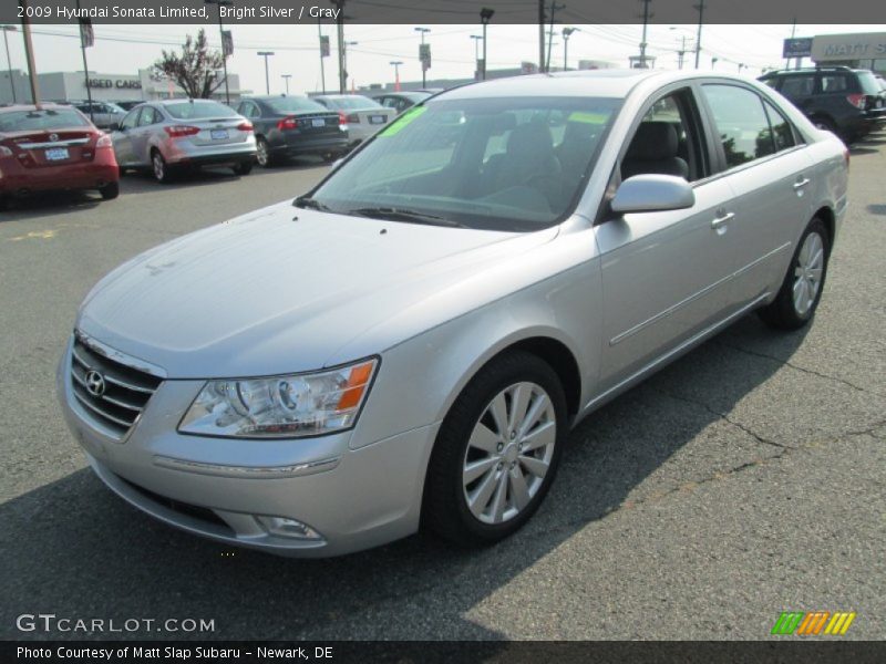 Front 3/4 View of 2009 Sonata Limited