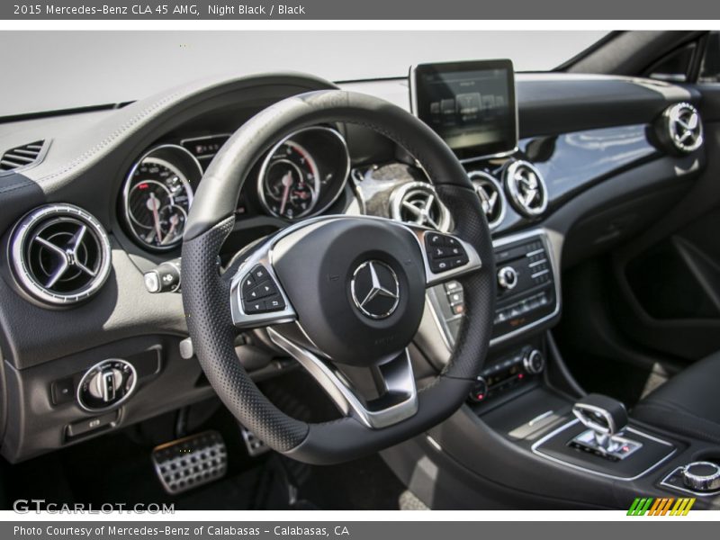 Dashboard of 2015 CLA 45 AMG