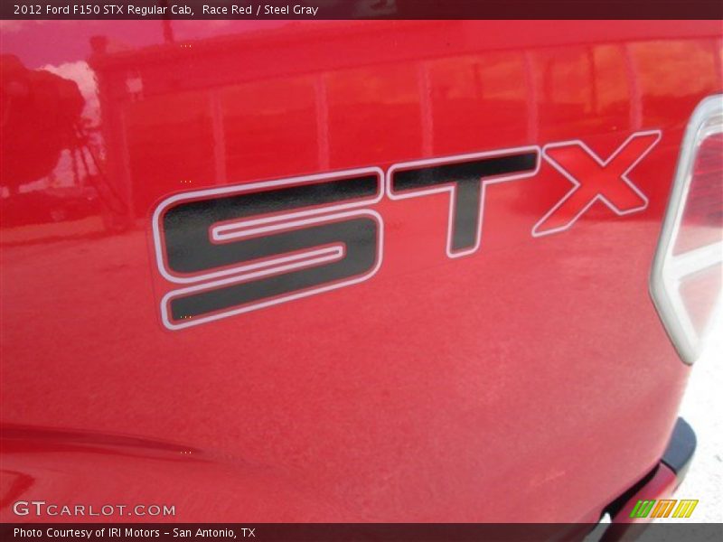 Race Red / Steel Gray 2012 Ford F150 STX Regular Cab