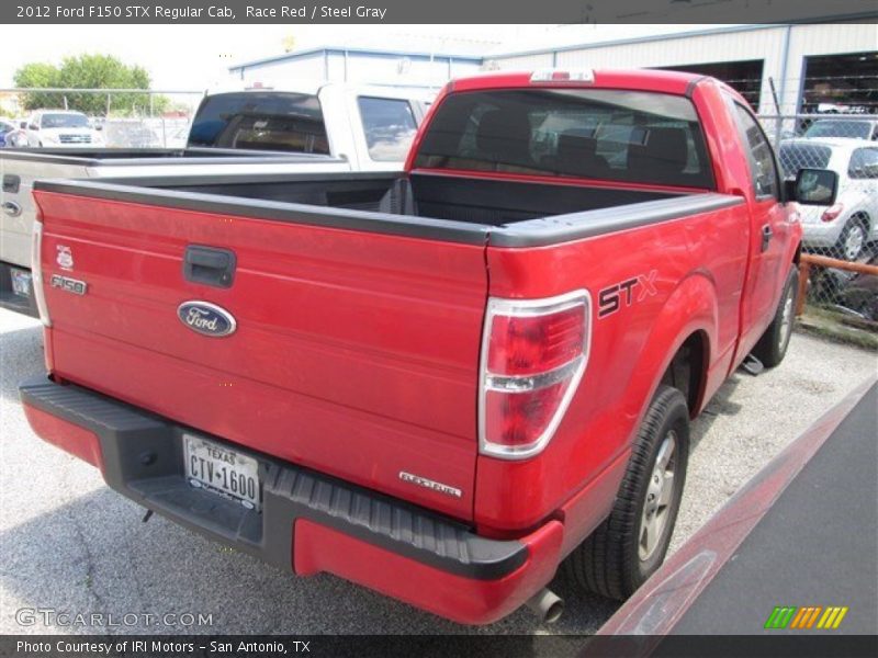 Race Red / Steel Gray 2012 Ford F150 STX Regular Cab