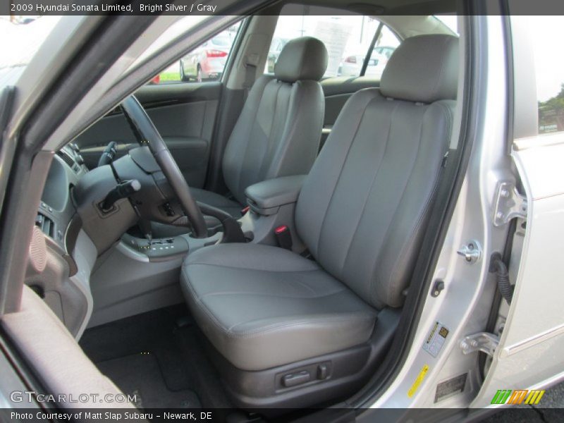 Bright Silver / Gray 2009 Hyundai Sonata Limited