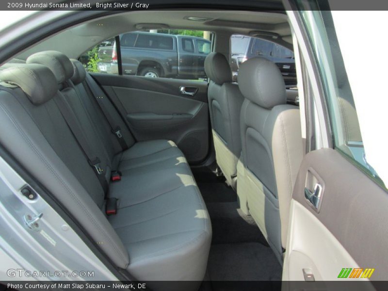 Bright Silver / Gray 2009 Hyundai Sonata Limited