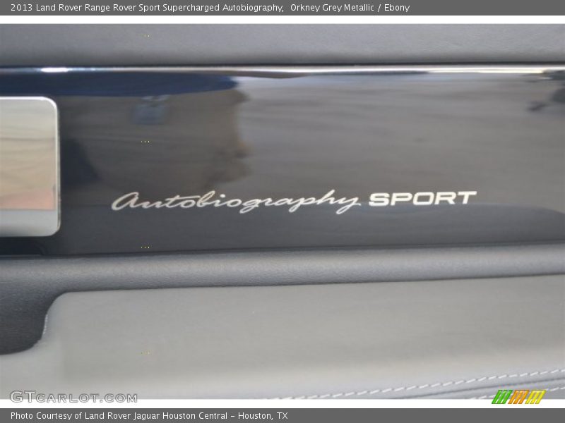Orkney Grey Metallic / Ebony 2013 Land Rover Range Rover Sport Supercharged Autobiography
