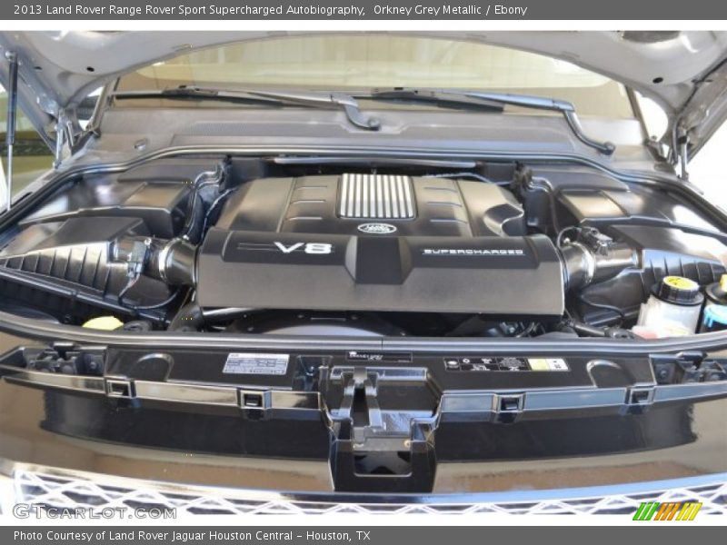 Orkney Grey Metallic / Ebony 2013 Land Rover Range Rover Sport Supercharged Autobiography
