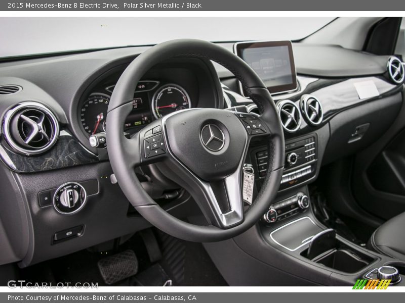 Polar Silver Metallic / Black 2015 Mercedes-Benz B Electric Drive