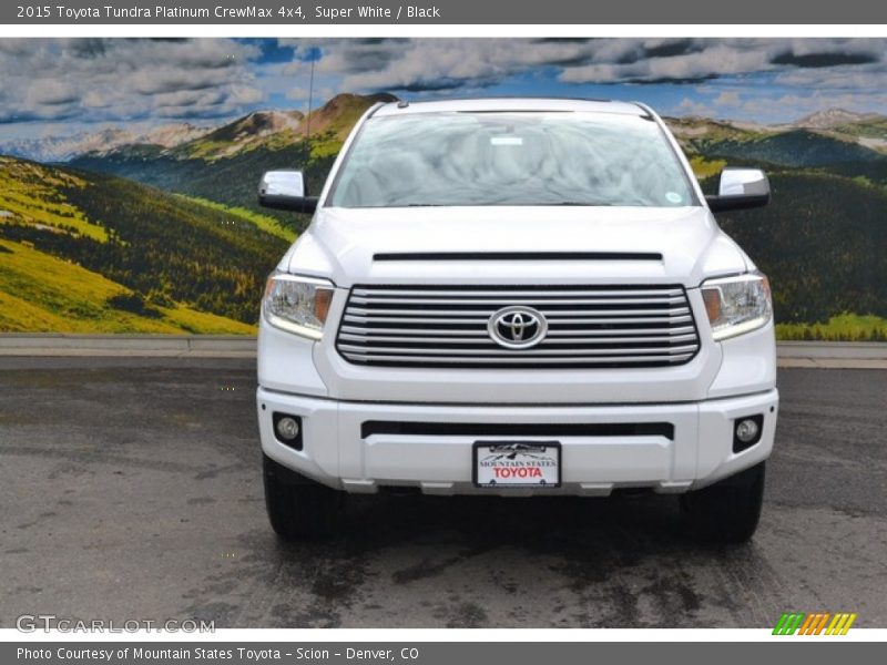 Super White / Black 2015 Toyota Tundra Platinum CrewMax 4x4