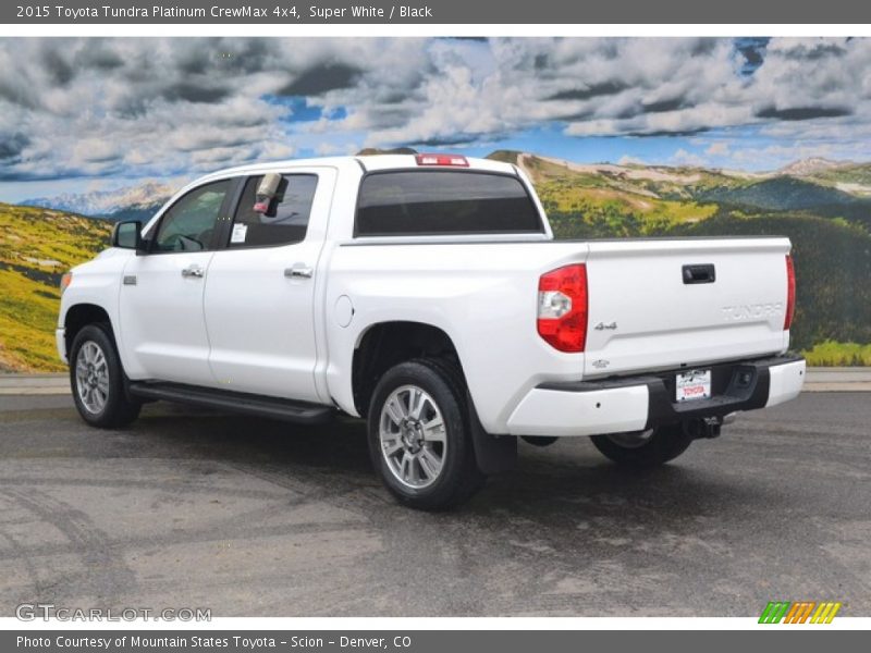 Super White / Black 2015 Toyota Tundra Platinum CrewMax 4x4