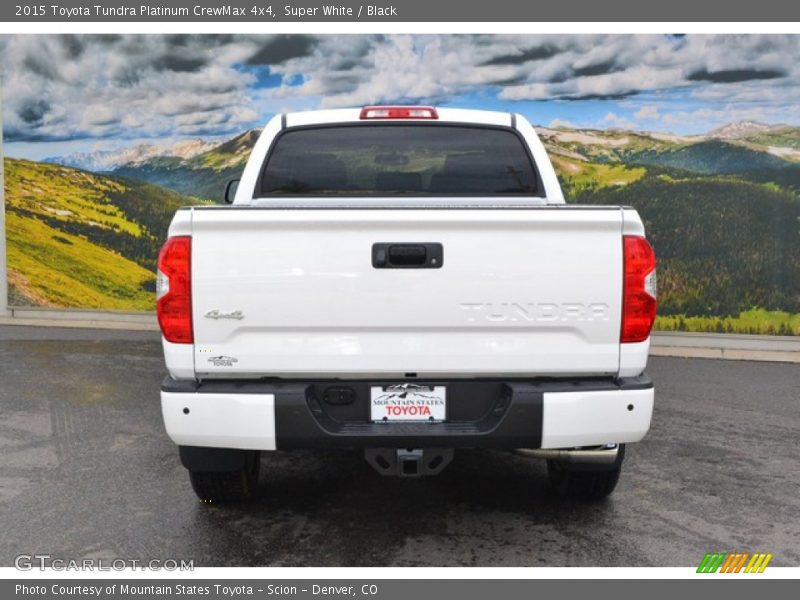 Super White / Black 2015 Toyota Tundra Platinum CrewMax 4x4