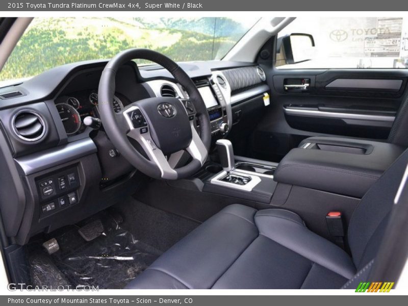 Super White / Black 2015 Toyota Tundra Platinum CrewMax 4x4