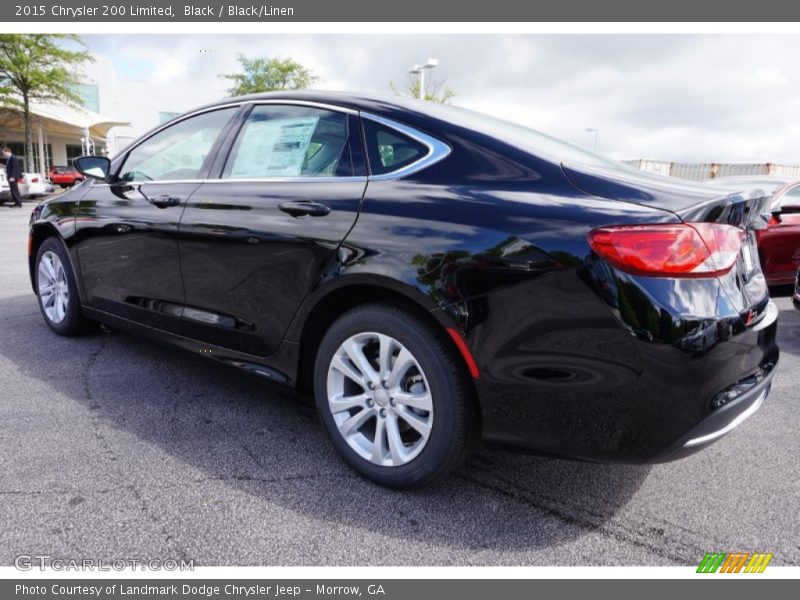 Black / Black/Linen 2015 Chrysler 200 Limited