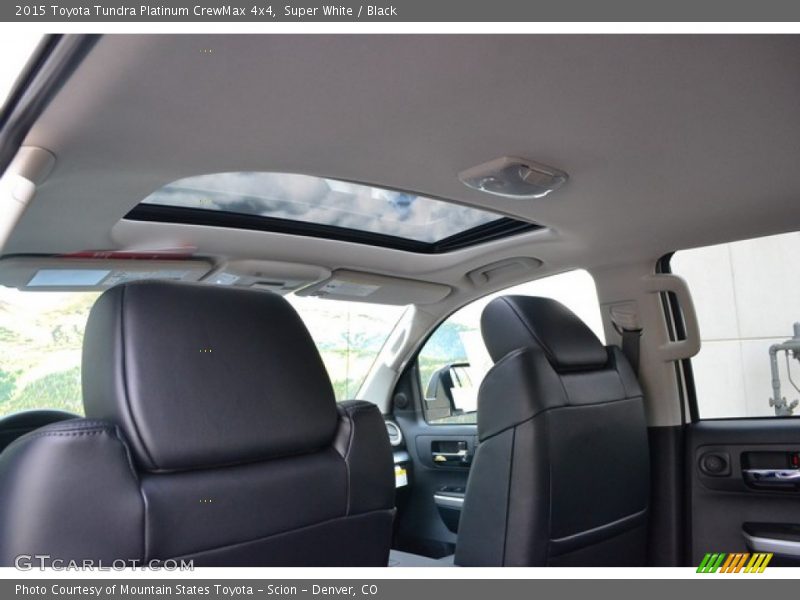 Super White / Black 2015 Toyota Tundra Platinum CrewMax 4x4