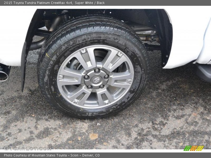 Super White / Black 2015 Toyota Tundra Platinum CrewMax 4x4