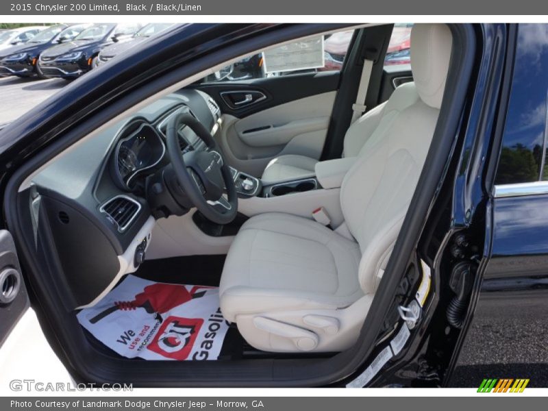 Black / Black/Linen 2015 Chrysler 200 Limited